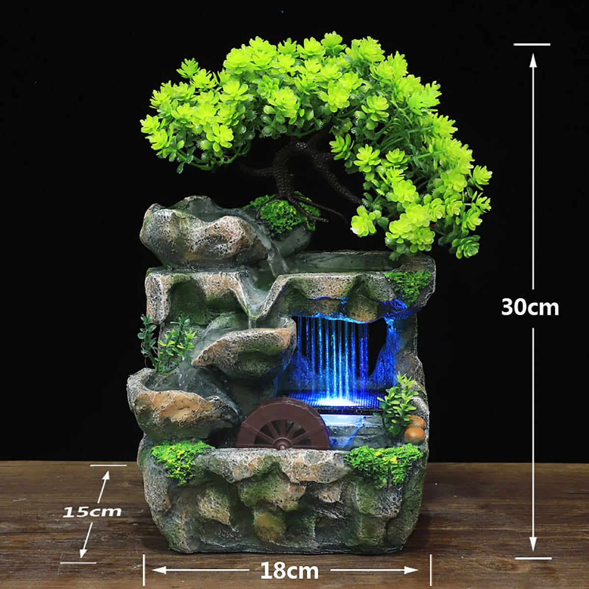 Color Changing LED Indoor Room Desktop Water Fountain