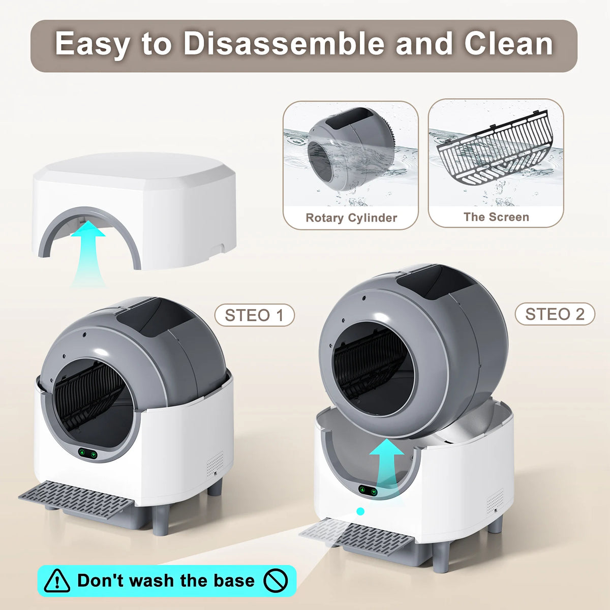 Ellenpent Automatic Self Cleaning Litter Box