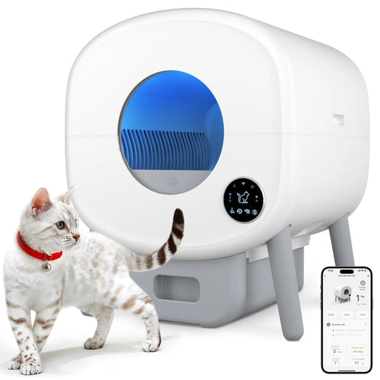 Fumoi Large Capacity Smart Self Cleaning Cat Litter Box