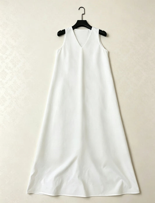 Women V-Neck Embroidery Openwork Casual Dress