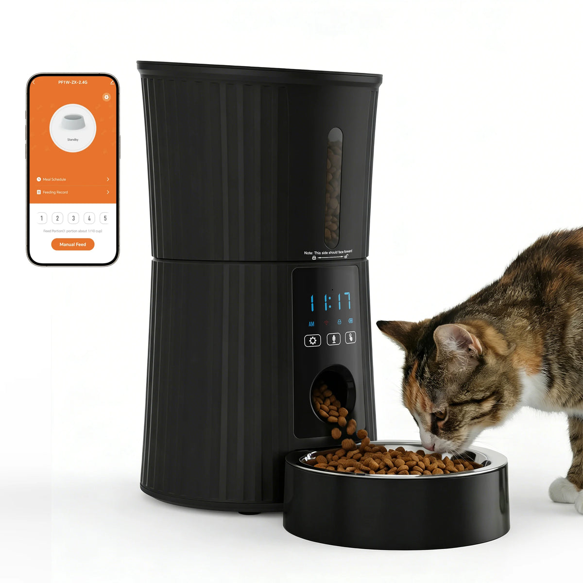JHK 4L WiFi Automatic Cat Feeder With App Control