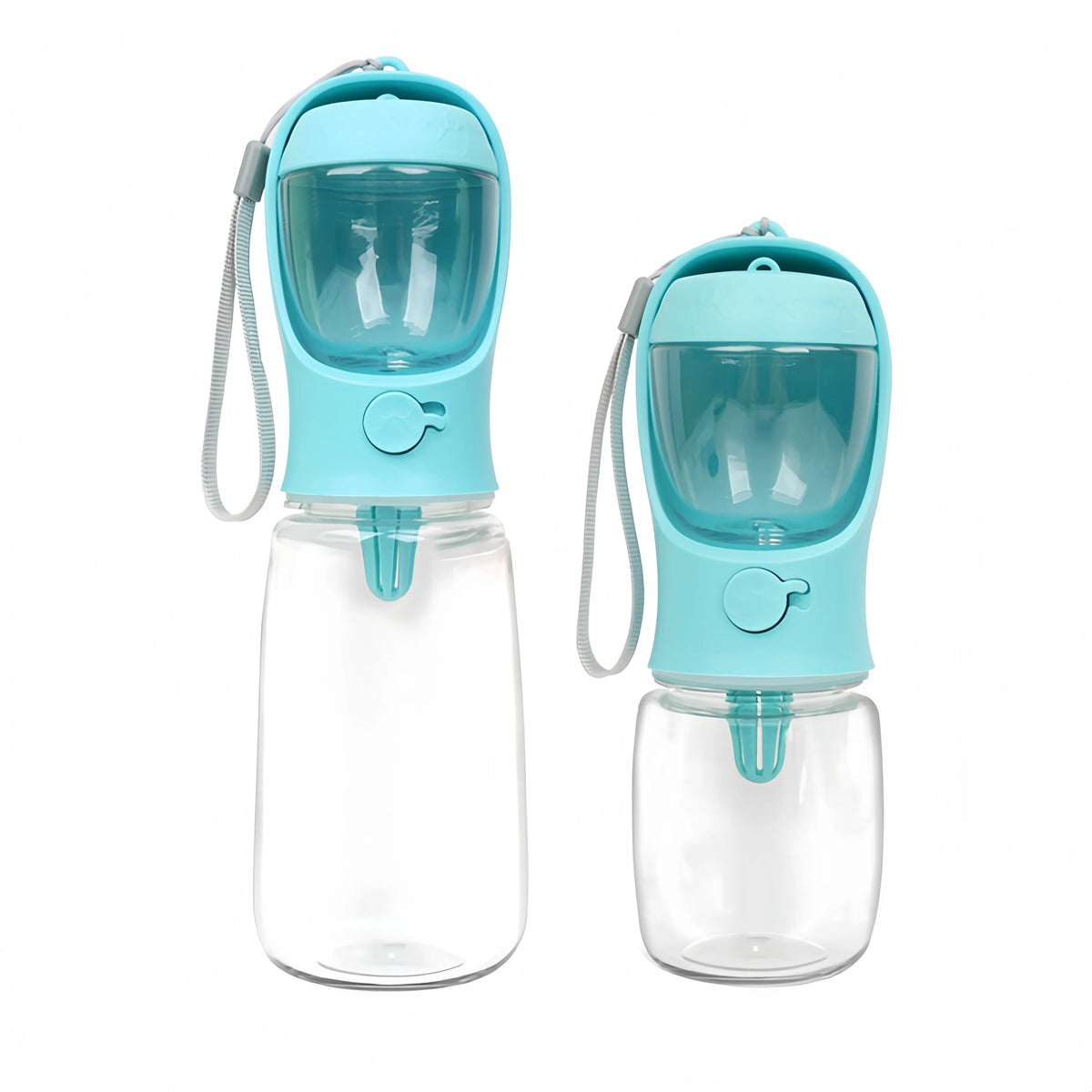 Portable Dog Cat Water Bottle with Storage Food and Water Container for Puppy Pets Dogs Feeder Bowl Outdoor Travel