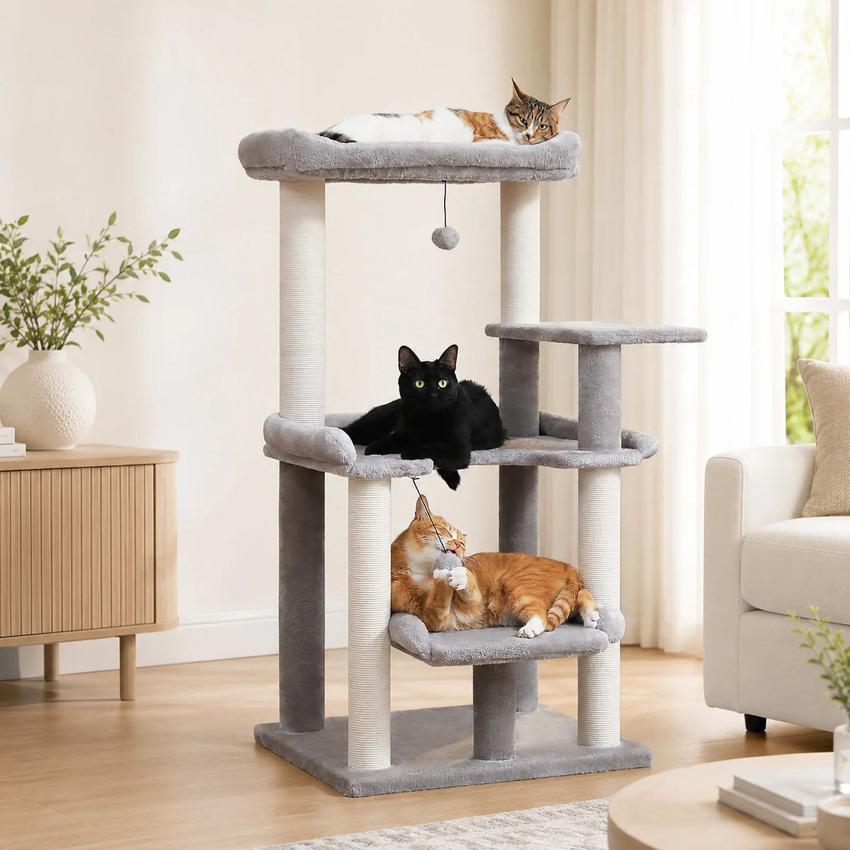 Pawz Road Multi Level Cat Tree With Large Top Perch