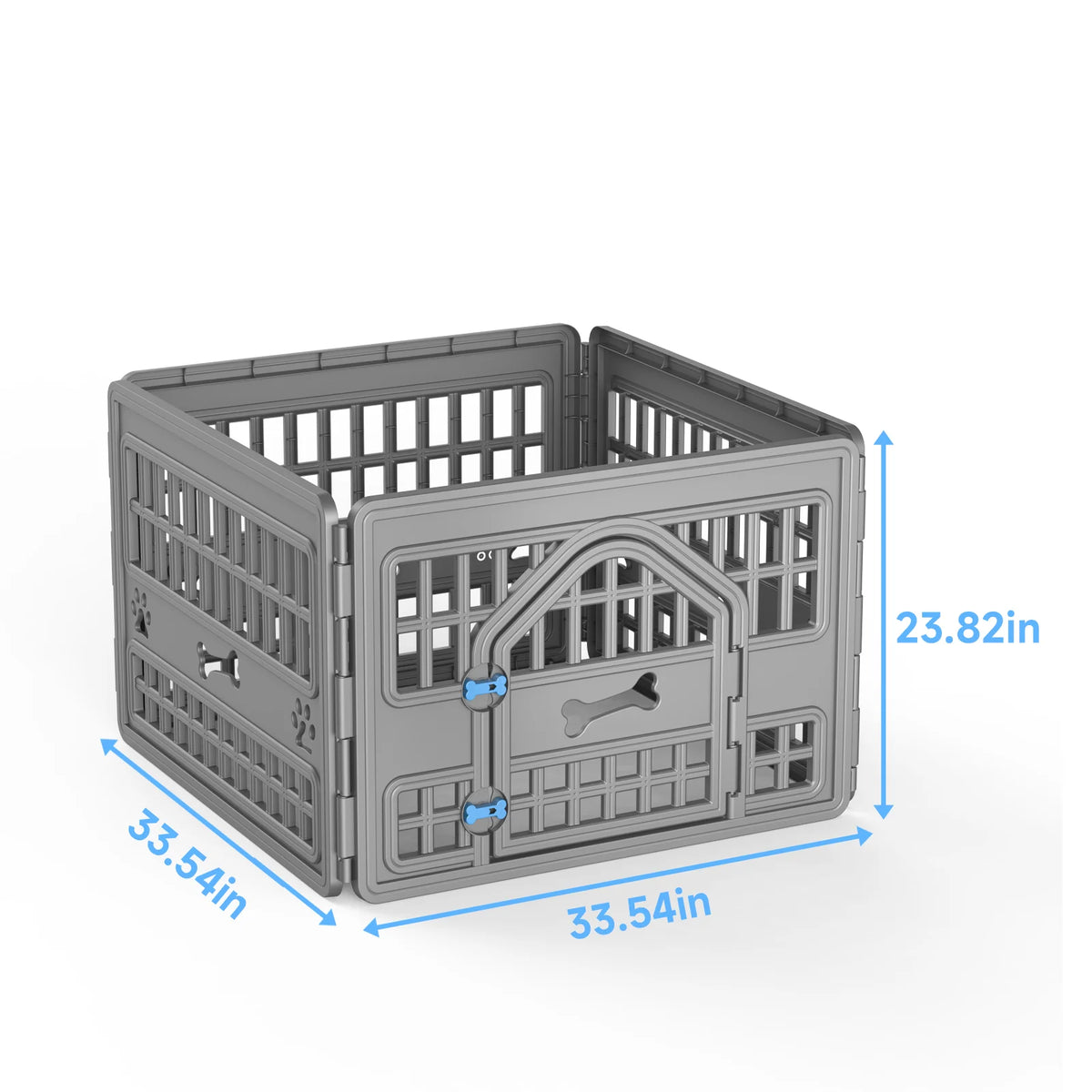 Foldable Plastic Pet Playpen For Indoor Or Outdoor Dog Exercise