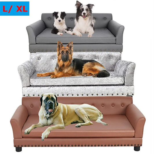 Borwart Heavy Duty Raised Pet Sofa Bed With Removable Cover