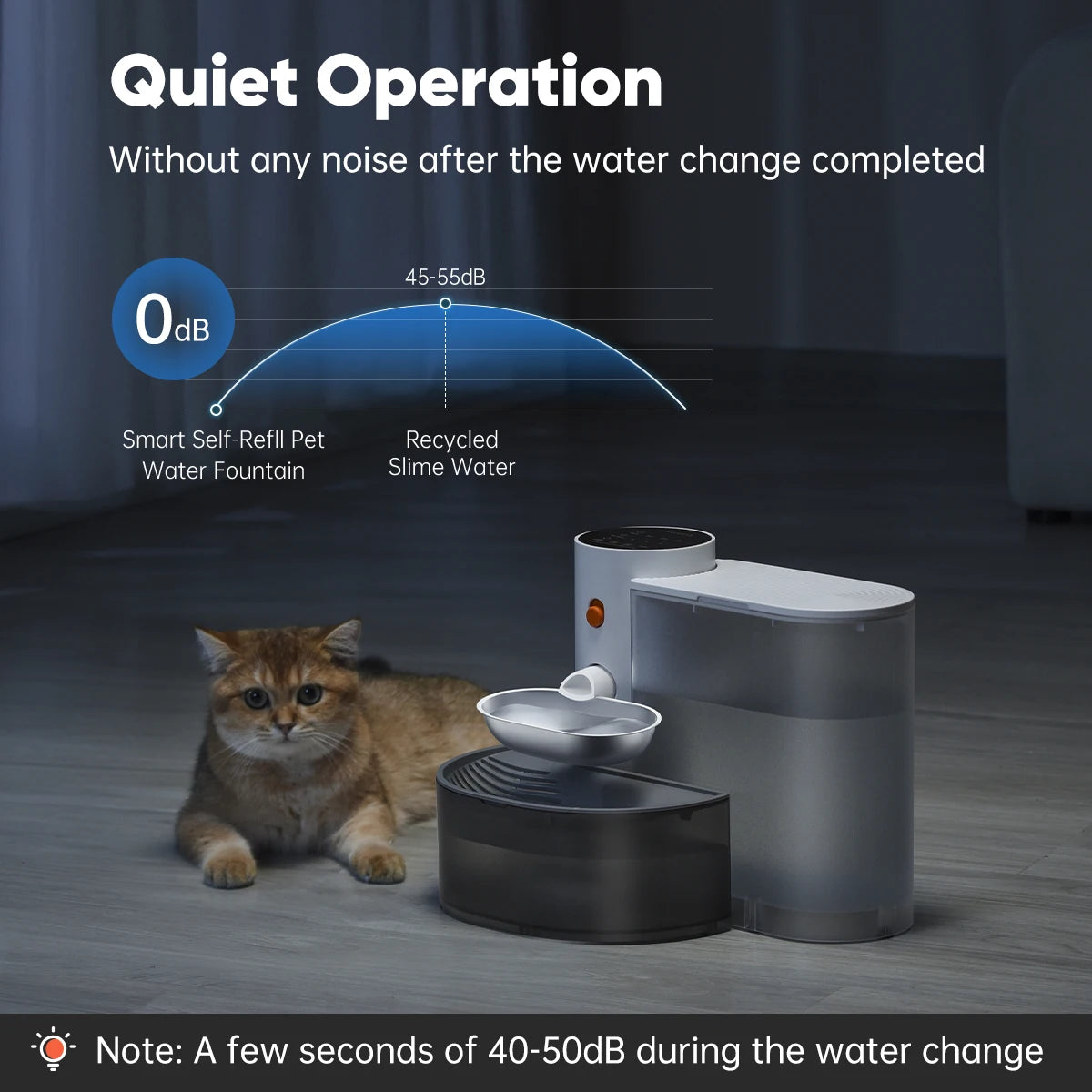 Petgravity Automatic Wireless Stainless Steel Pet Bowl