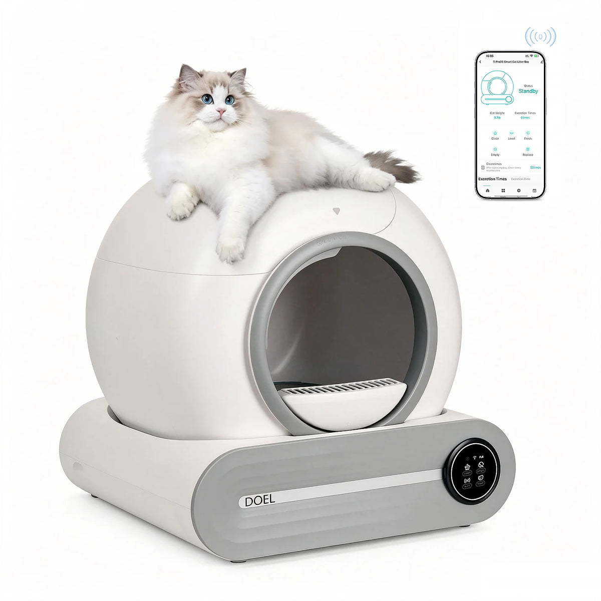 Doel 2026 Smart Automatic Self Cleaning Cat Litter Box