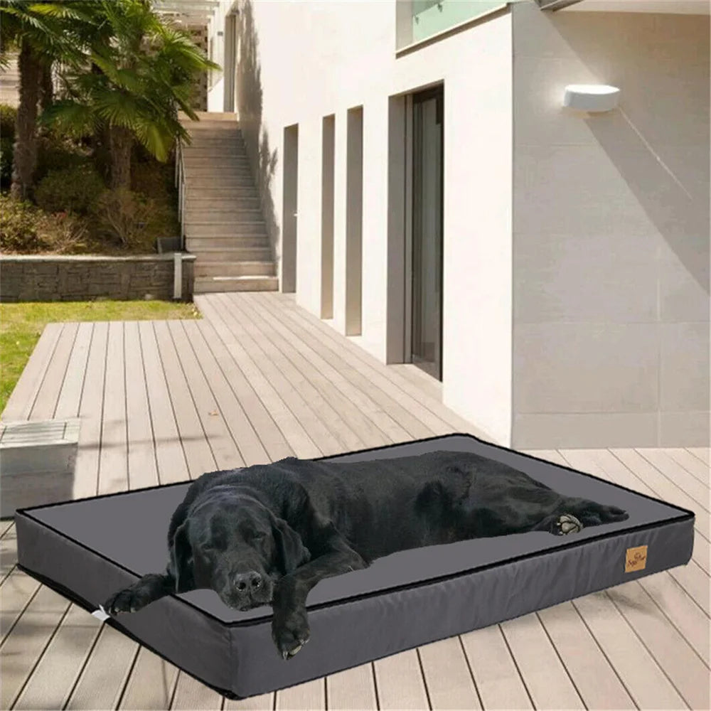 Borwart Large Orthopaedic Dog Bed With Washable Cover