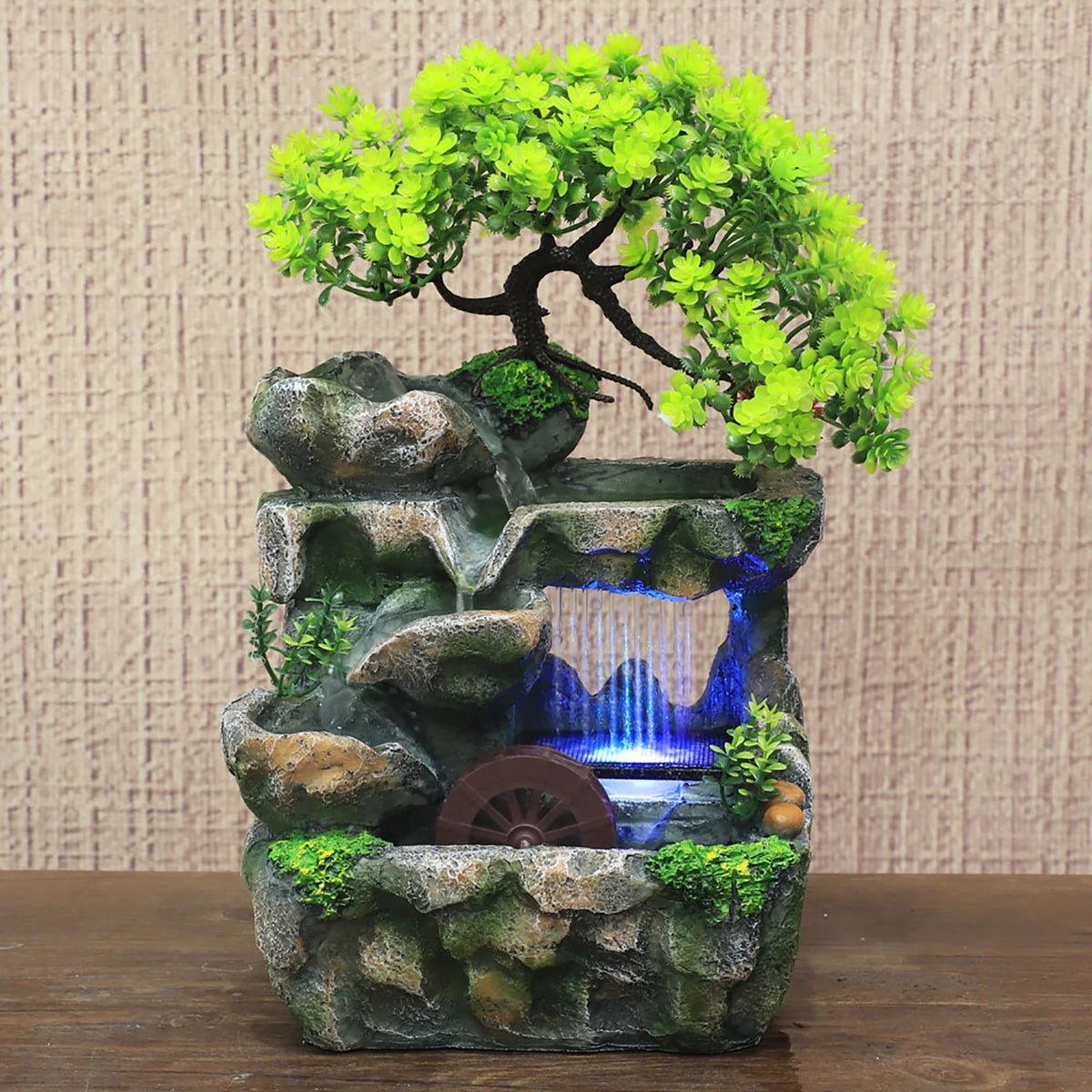 Color Changing LED Indoor Room Desktop Water Fountain