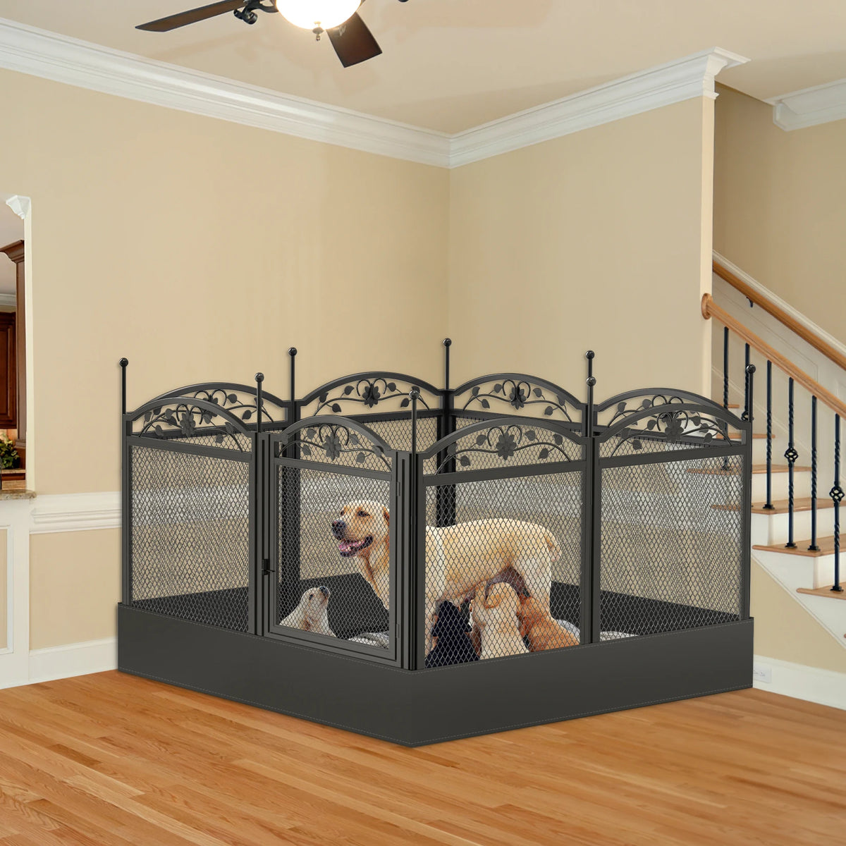 Bingopaw 8 Panel DIY Heavy Duty Metal Dog Playpen