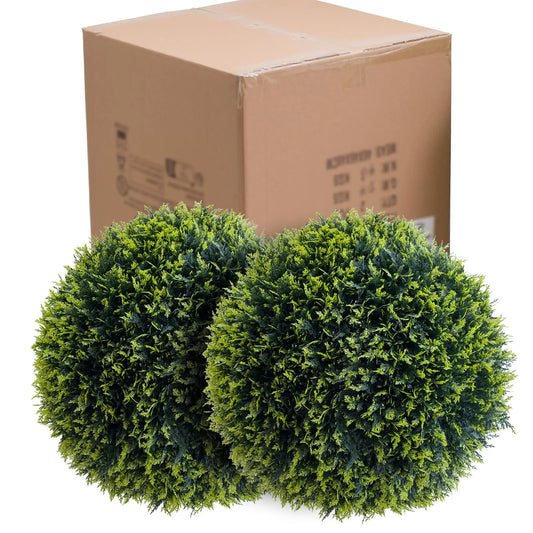 Studyset Artificial Topiary Balls Set For Outdoor Home Decor