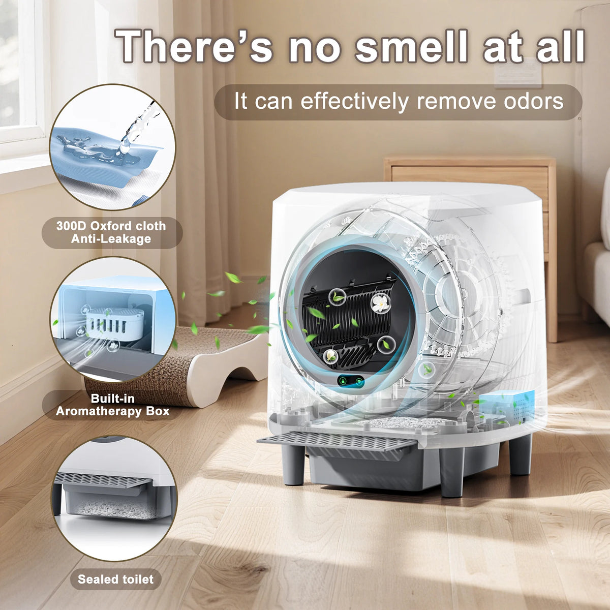 Ellenpent Automatic Self Cleaning Litter Box