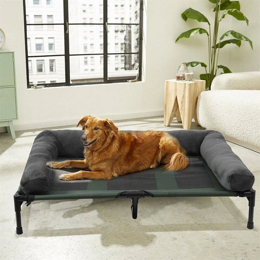 Borwart Raised Dog Bed With Cooling Breathable Mesh
