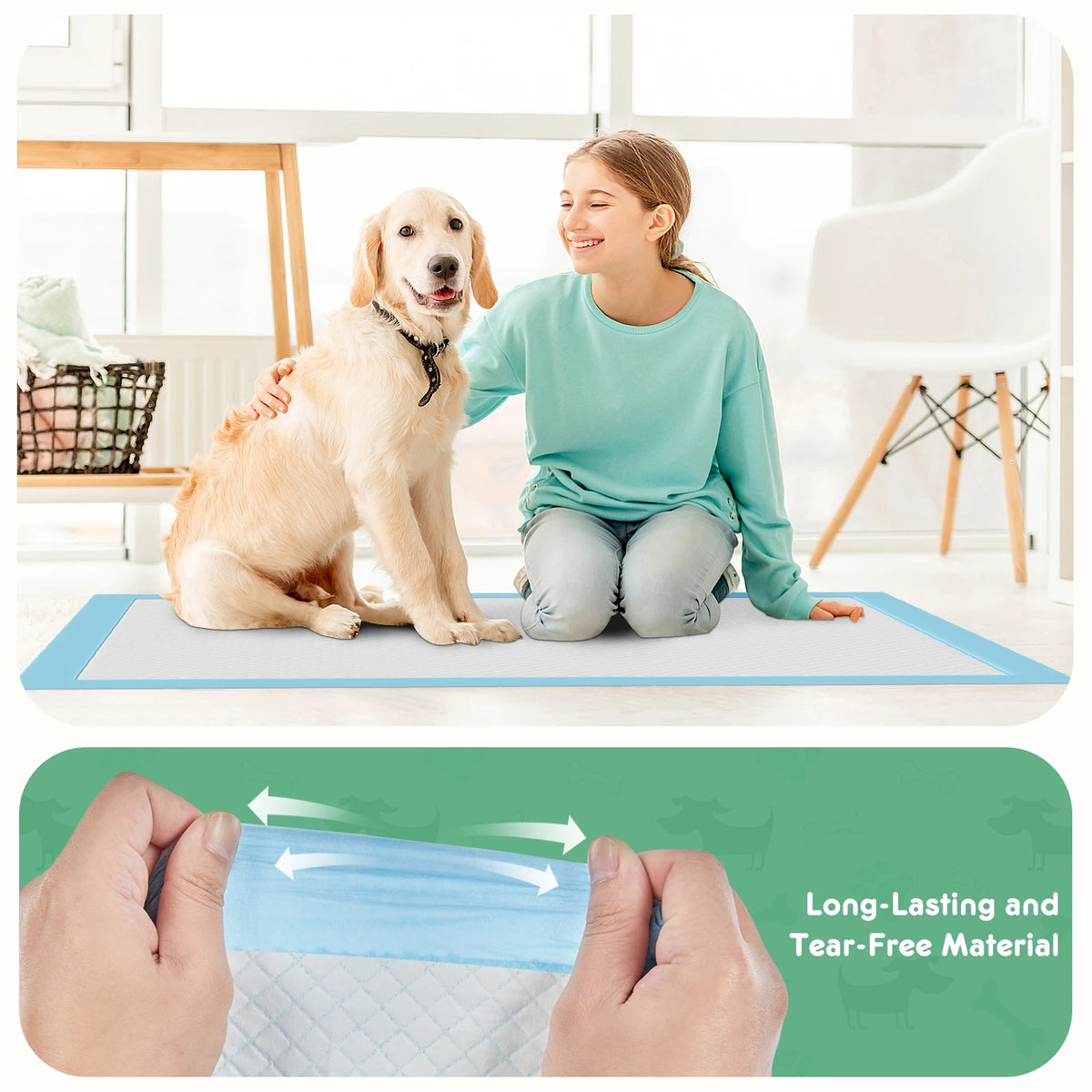 Super Absorbent Quick Dry Disposable Training Pads For Dogs