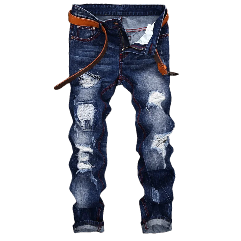 Cotton Blended Regular Fit Jeans With Zipper Fly For Men