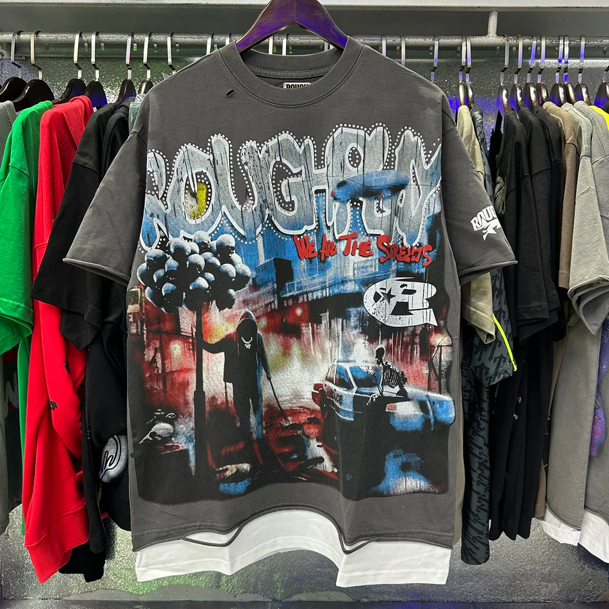 Men And Women American Style Cotton Oversized Summer TShirt