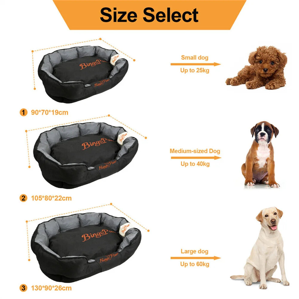 Borwart Orthopedic Waterproof Dog Bed With Removable Cover