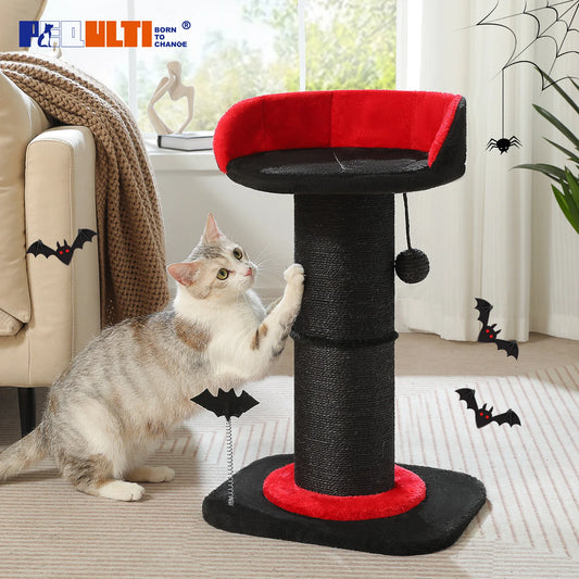 Pawz Road Large Indoor Cat Scratching Post With Removable Bed