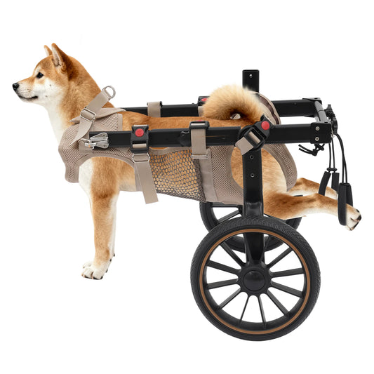Bymaocar Adjustable Two Wheel Dog Wheelchair For Rehabilitation