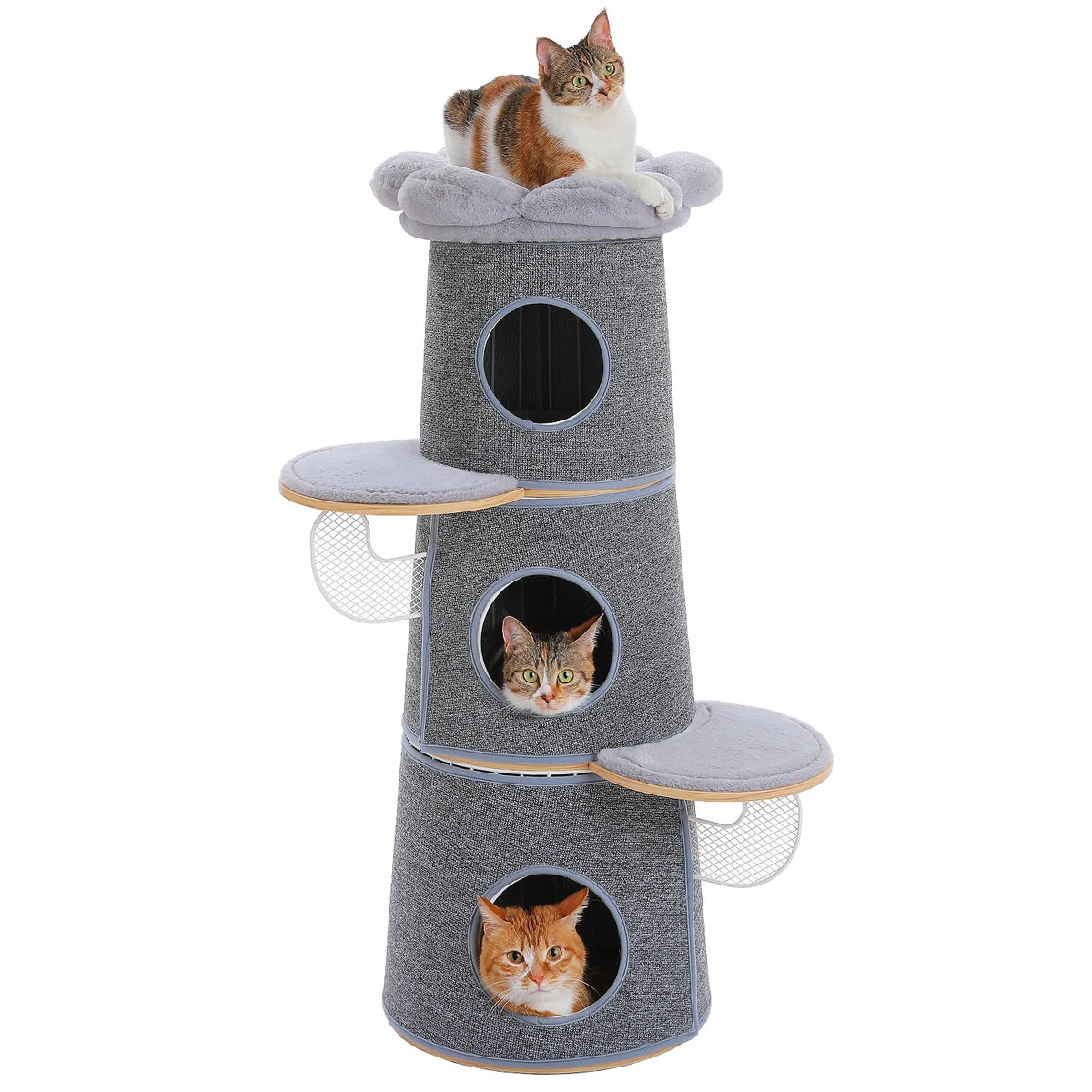 Modern PAWZ Road Cat Tree Flower Perch Scratching Bed
