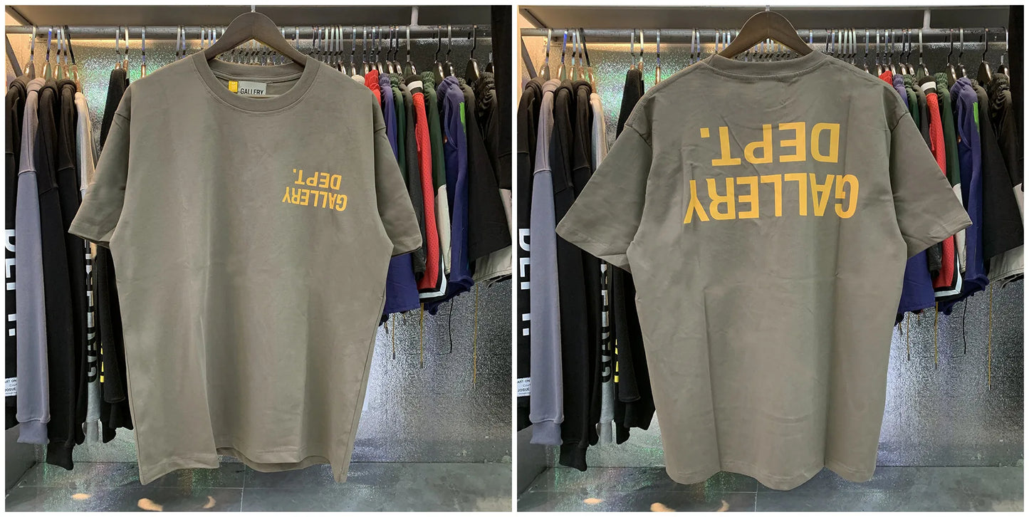 Gallerydept Oversized Washed Cotton Y2k Streetwear T-Shirt