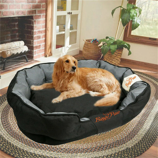 Borwart Orthopedic Waterproof Dog Bed With Removable Cover