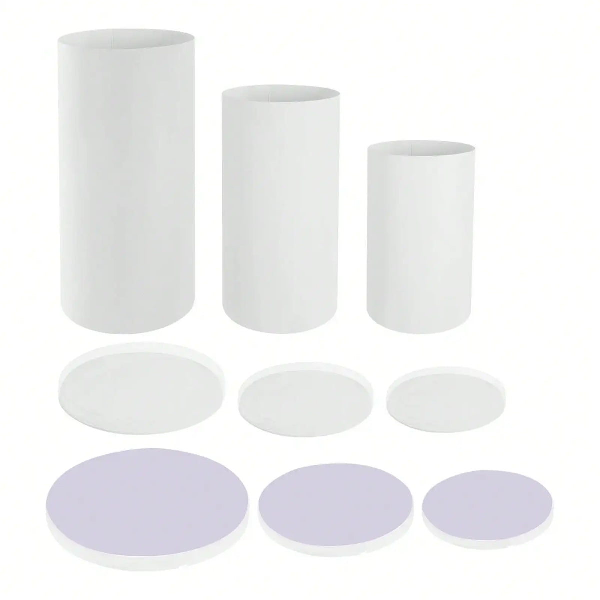 Cylinder Pedestal Stands Display Plinth Pillars Wedding Party Decor