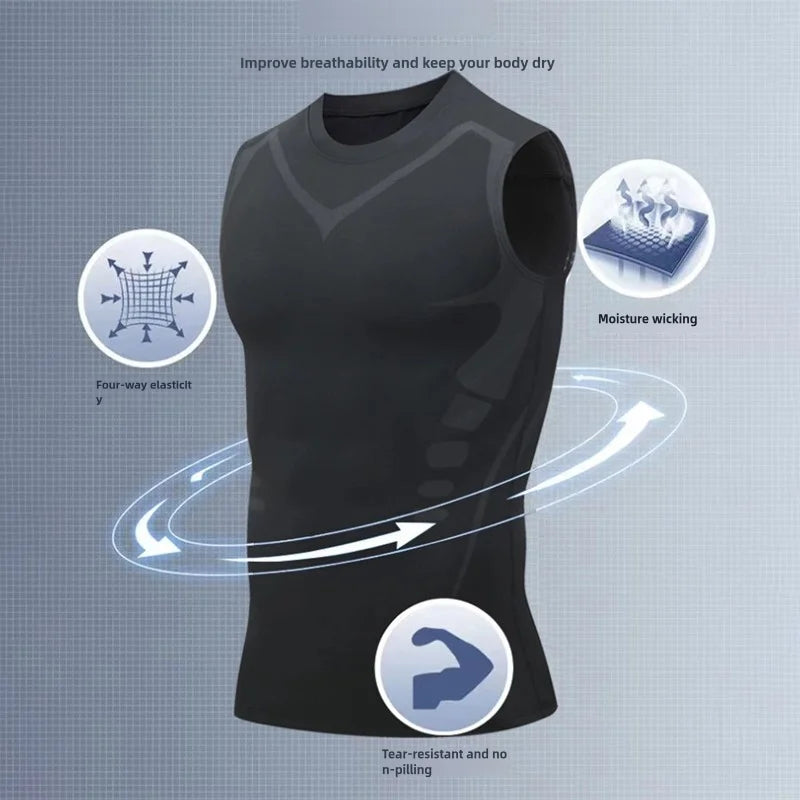Gendaway Men's Compression Sleeveless Tank Top