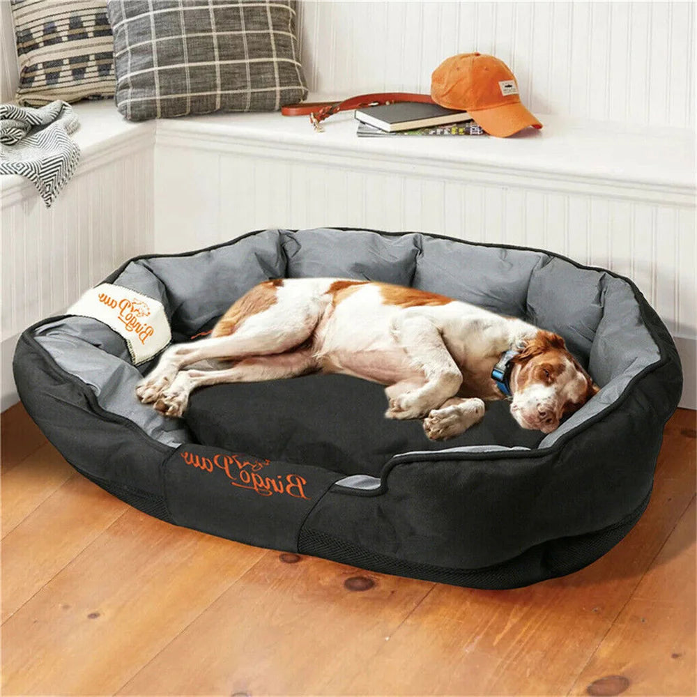 Borwart Orthopedic Waterproof Dog Bed With Removable Cover