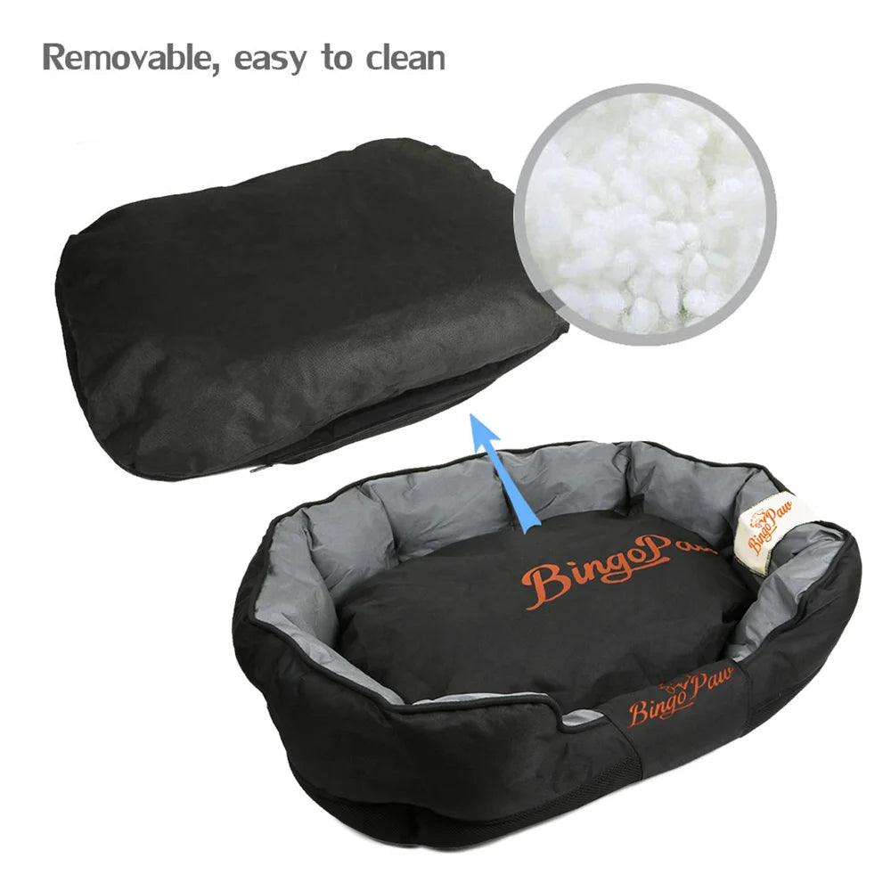Borwart Orthopedic Waterproof Dog Bed With Removable Cover
