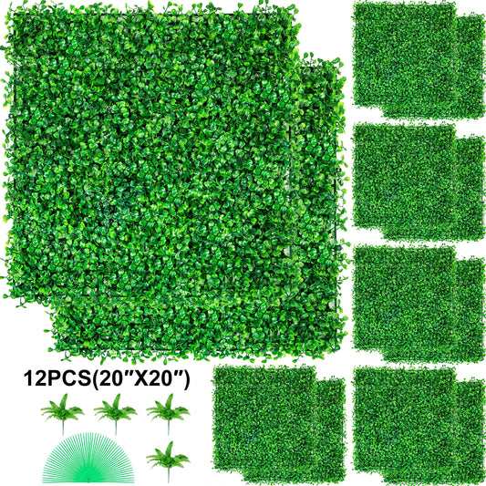 SucceBuy Boxwood Hedge Wall Panel Home Decor Privacy Screen