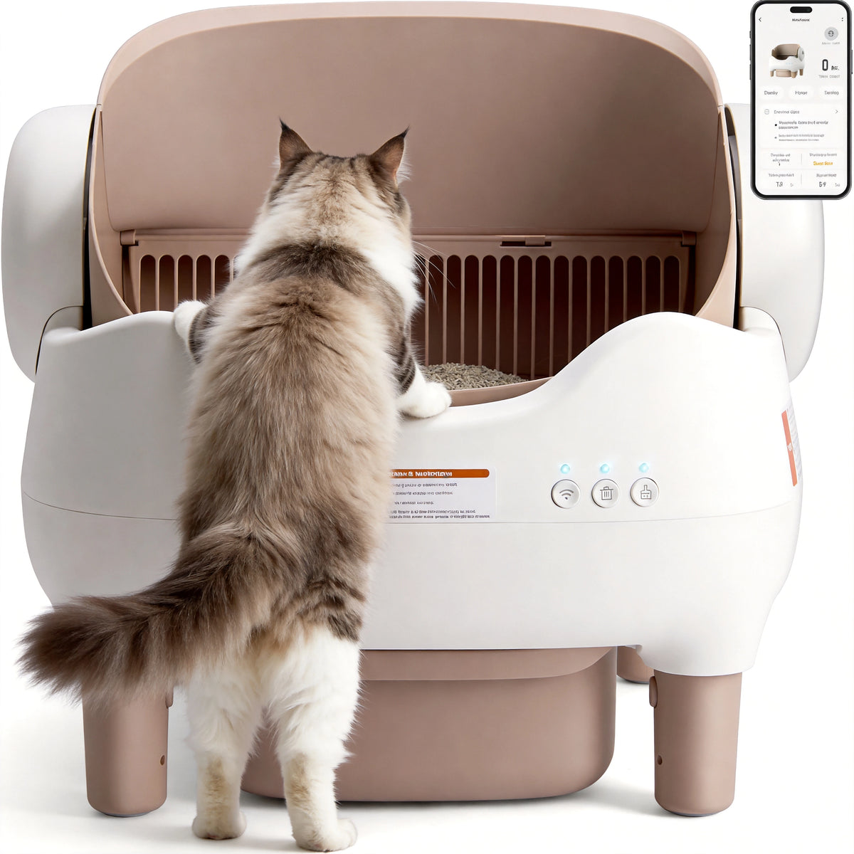 NestPawly Automatic Self Cleaning Litter Box For Multi Cats