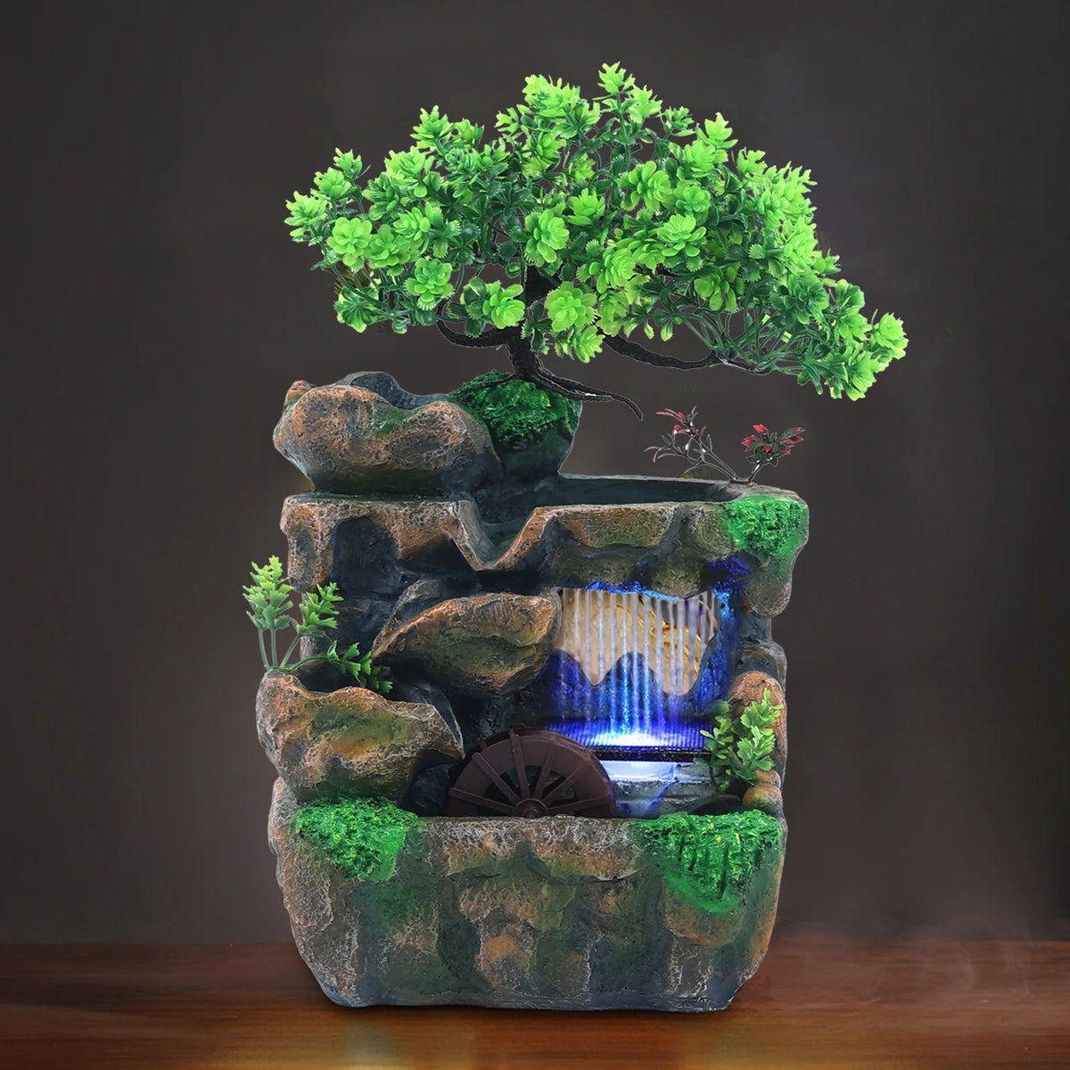 Color Changing LED Indoor Room Desktop Water Fountain