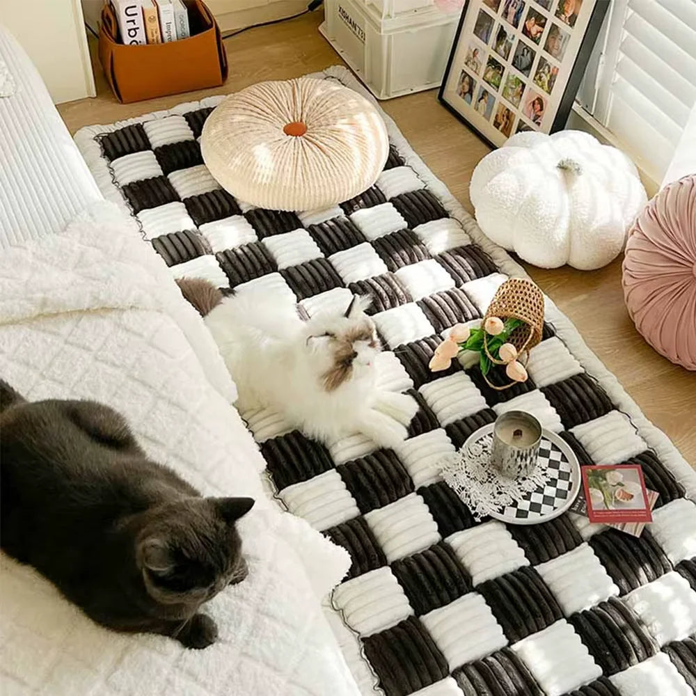 Waterproof Coral Fleece Pet Dog Mat Bed Cover