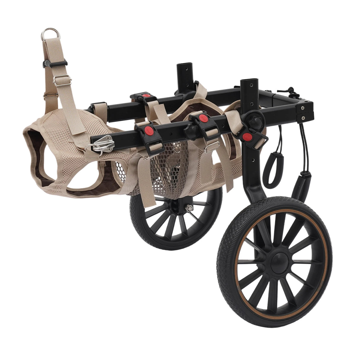 Bymaocar Adjustable Two Wheel Dog Wheelchair For Rehabilitation