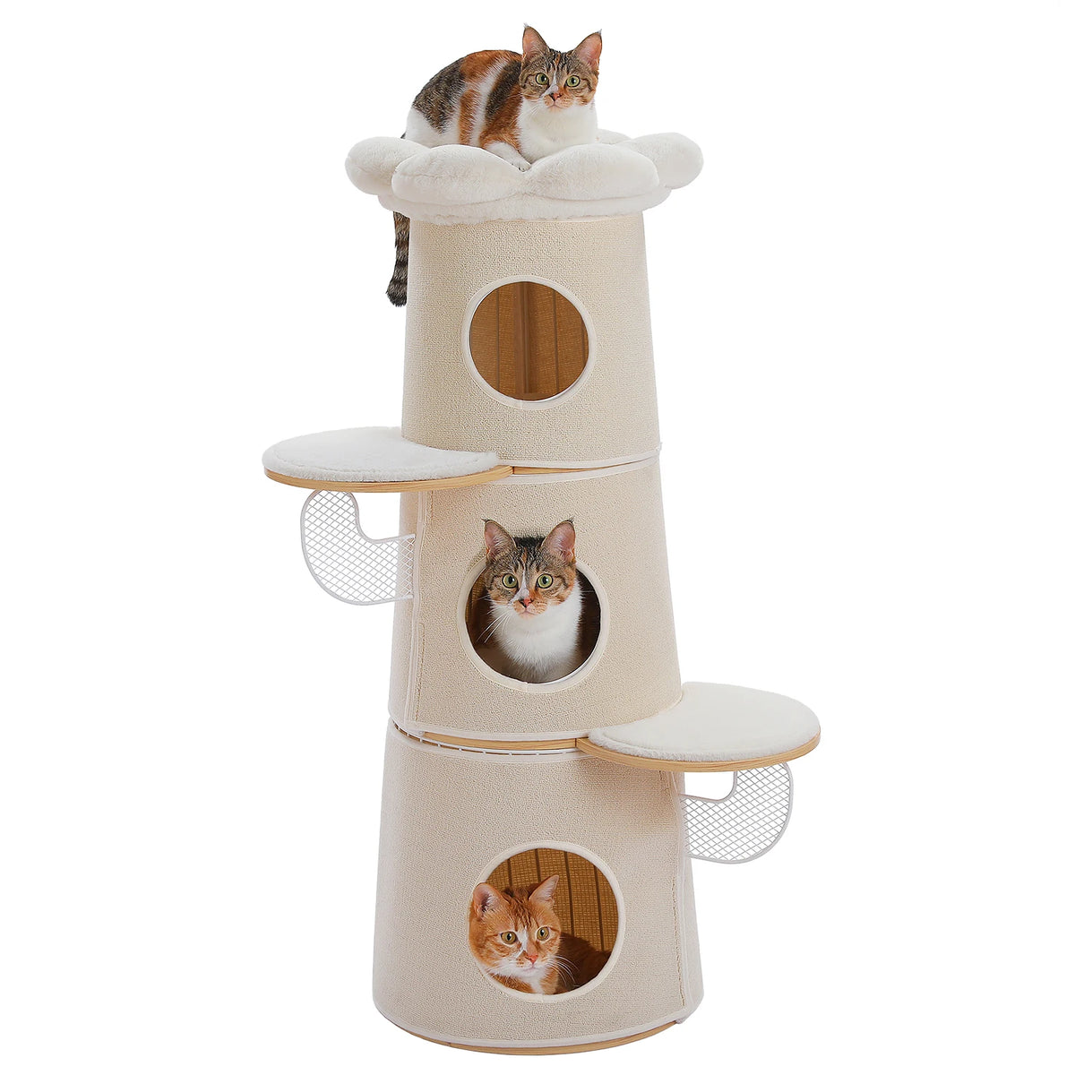 Modern PAWZ Road Cat Tree Flower Perch Scratching Bed