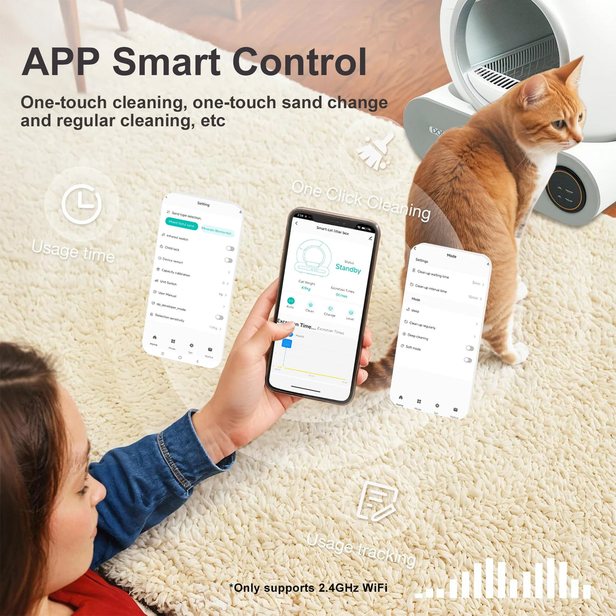 Doel 2026 Smart Automatic Self Cleaning Cat Litter Box