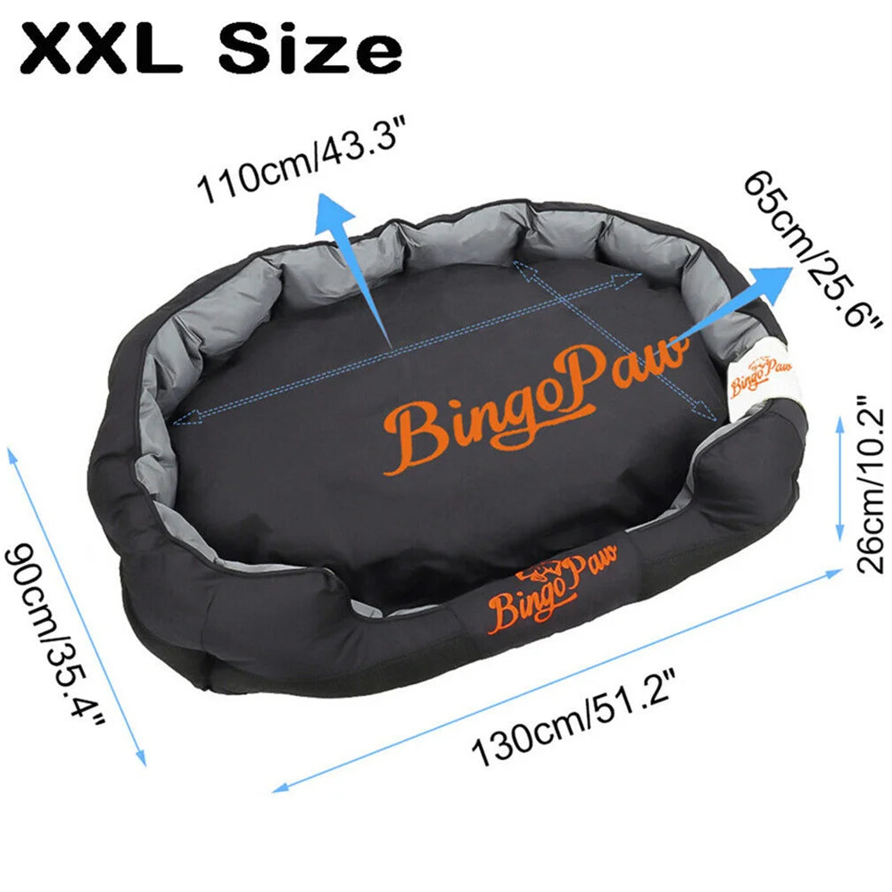 Borwart Orthopedic Waterproof Dog Bed With Removable Cover