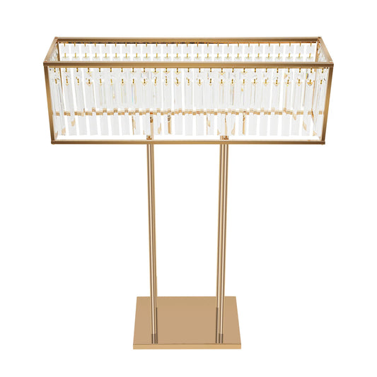 Bymaocar Crystal Flower Stand Iron Frame With Stable Holder