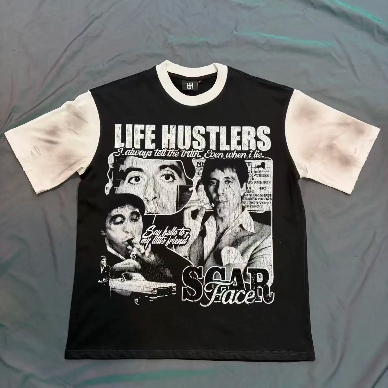 Lifestyle Men Women Retro Cotton Casual Loose T-Shirt