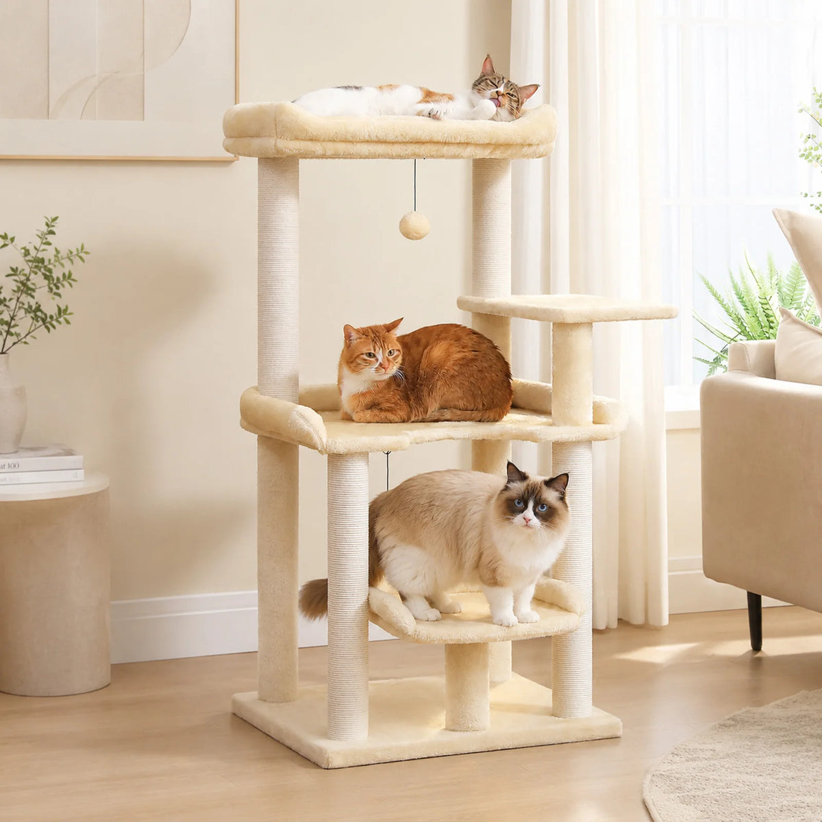 Pawz Road Multi Level Cat Tree With Large Top Perch