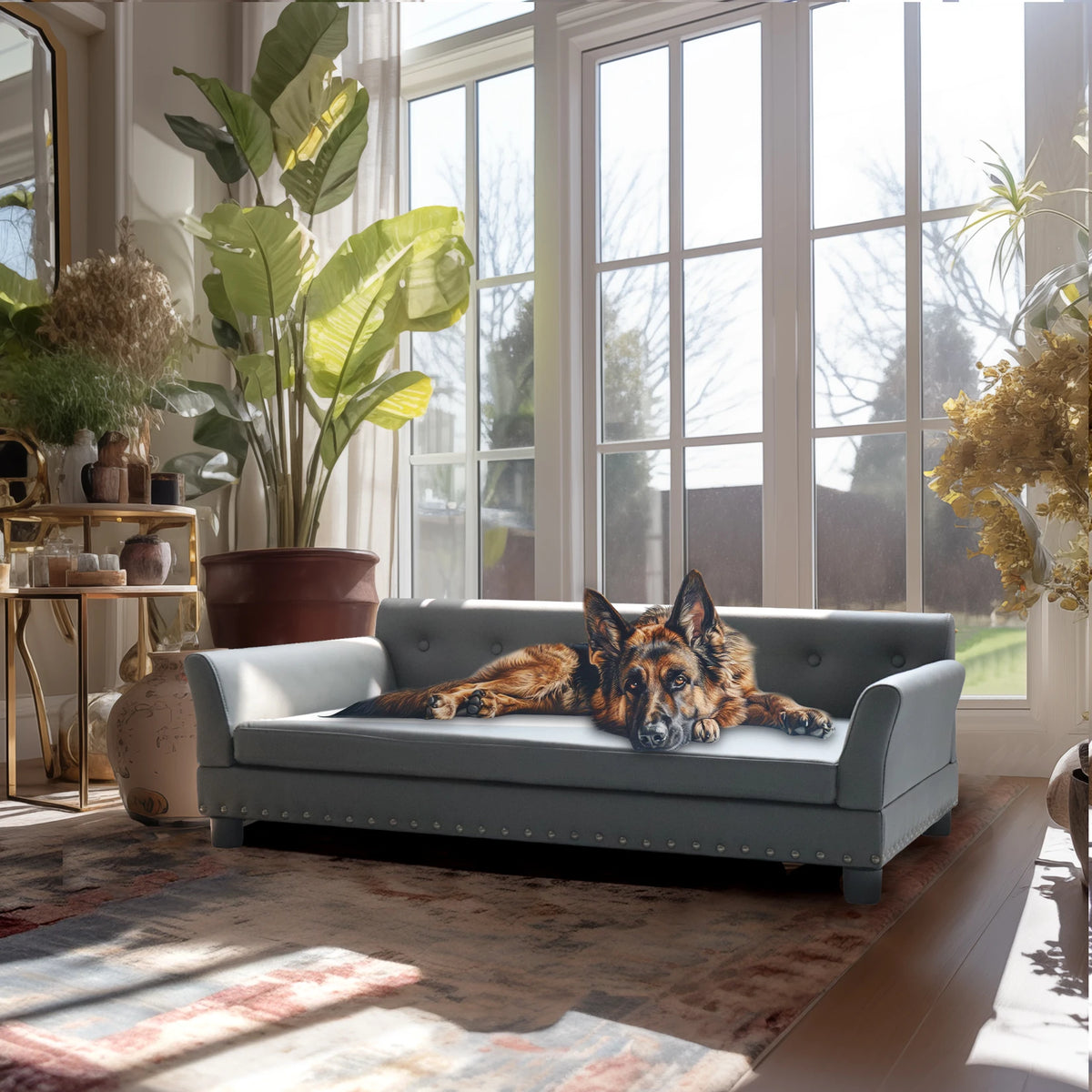 Bingopaw Elevated Dog Sofa Bed For Medium Large Pets