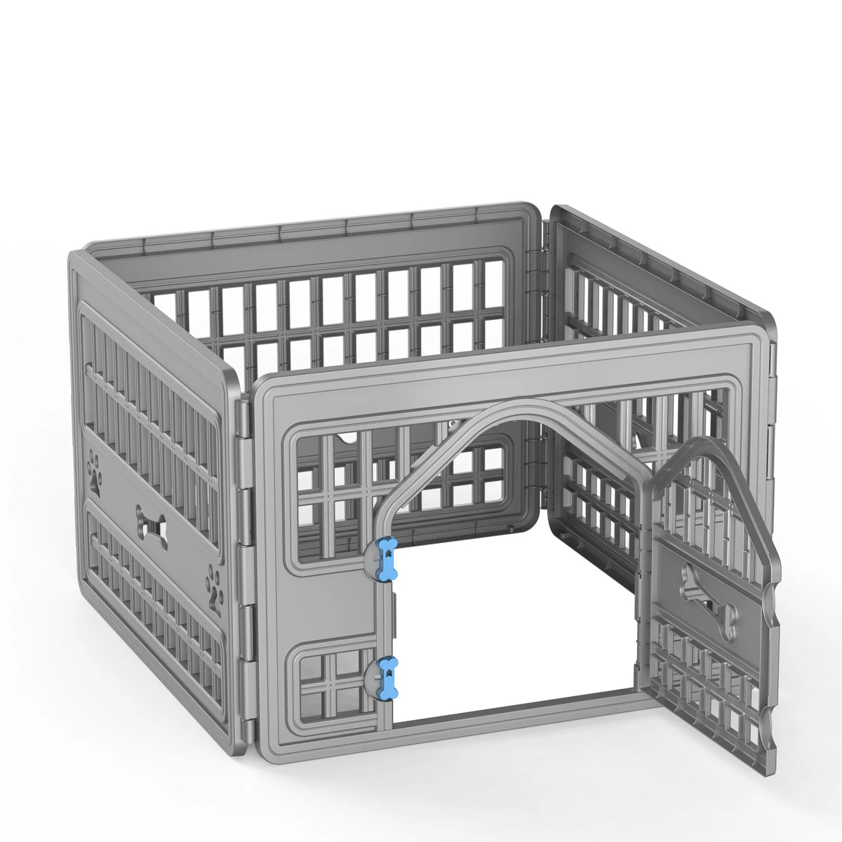 Foldable Plastic Pet Playpen For Indoor Or Outdoor Dog Exercise