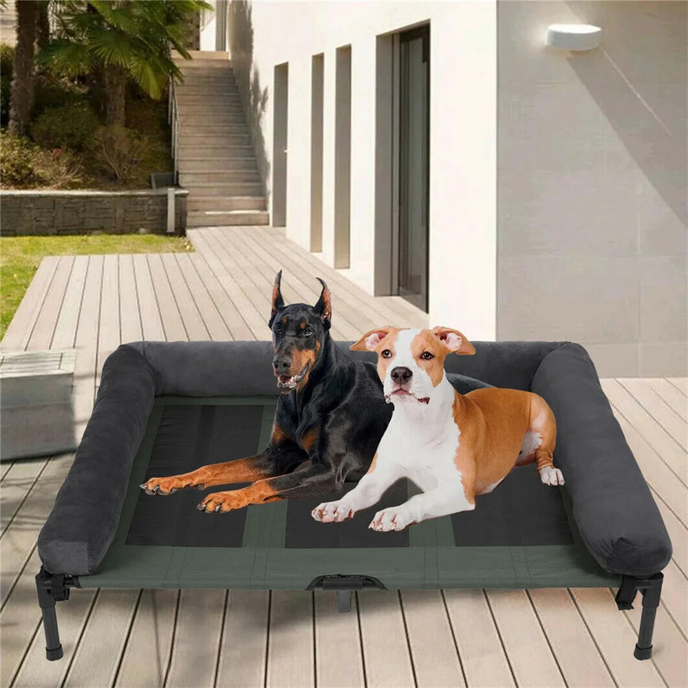 Borwart Raised Dog Bed With Cooling Breathable Mesh