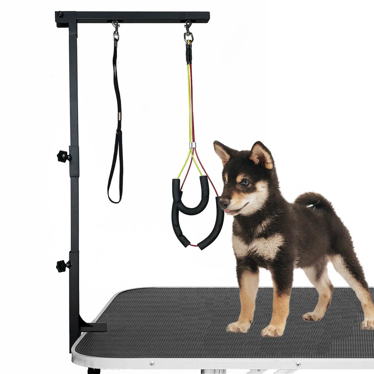 Adjustable Height Dog Grooming Arm With Clamp And Loop