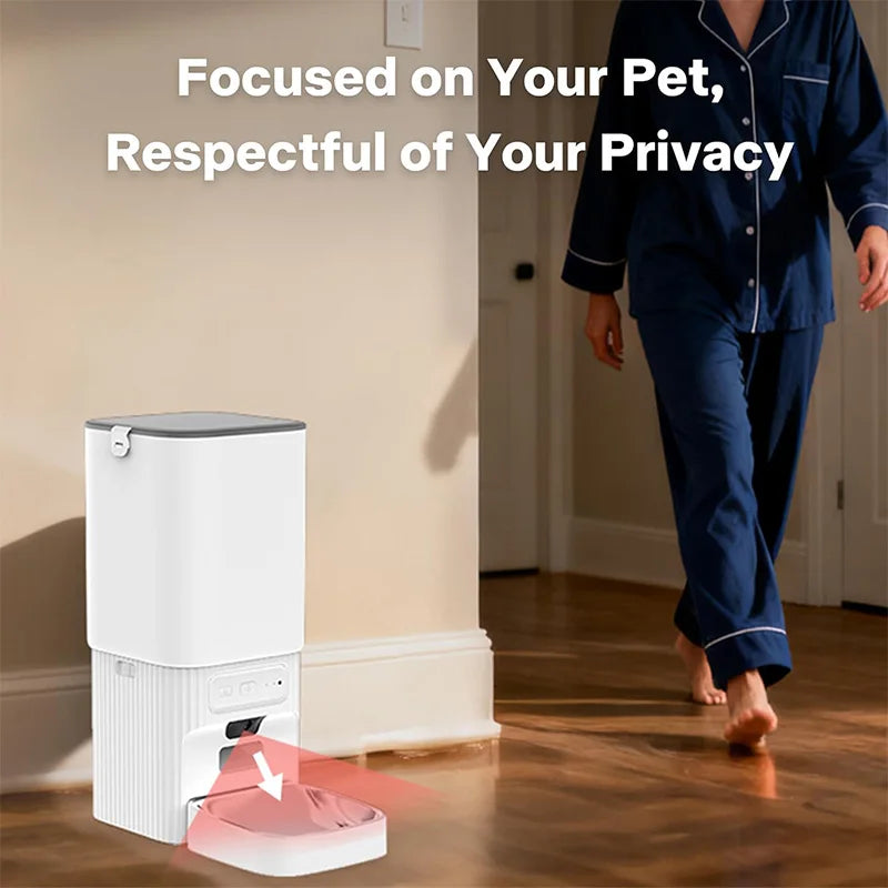 Nityers 7L Smart Automatic Pet Feeder With Hd Camera