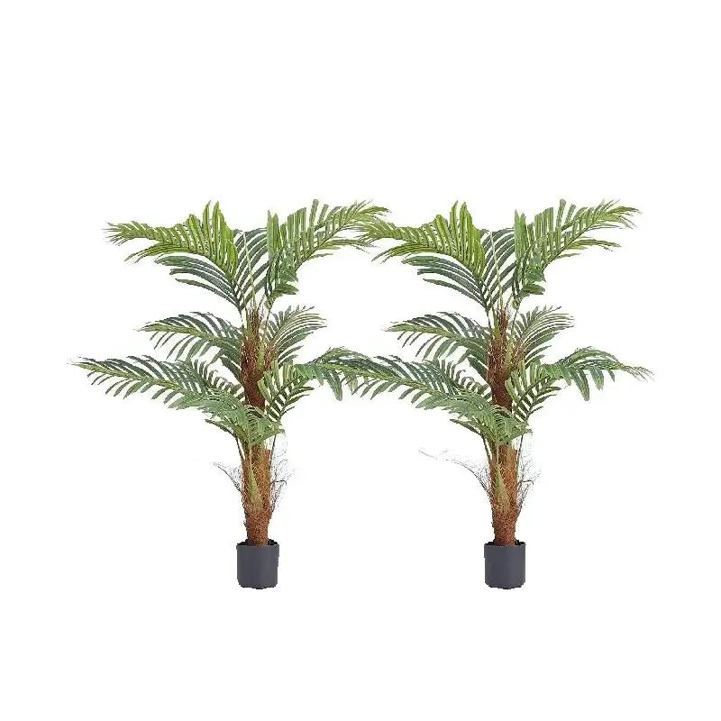 Succebuy Faux Palm Tree Secure Pe Material Anti-Tip Tilt Protection