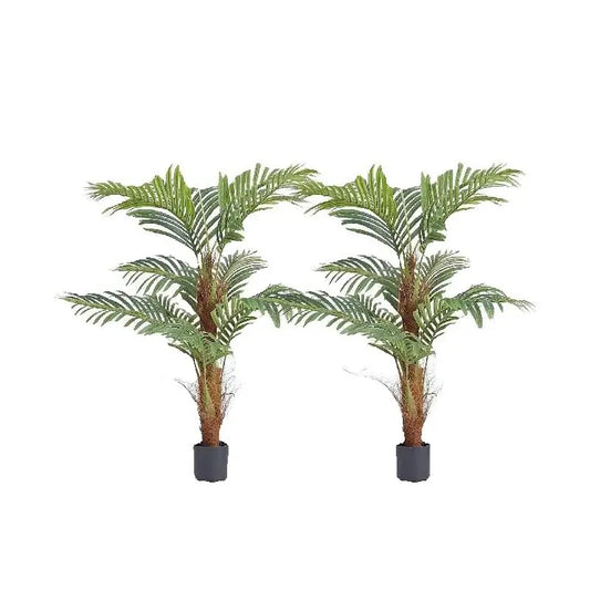 Succebuy Faux Palm Tree Secure Pe Material Anti-Tip Tilt Protection