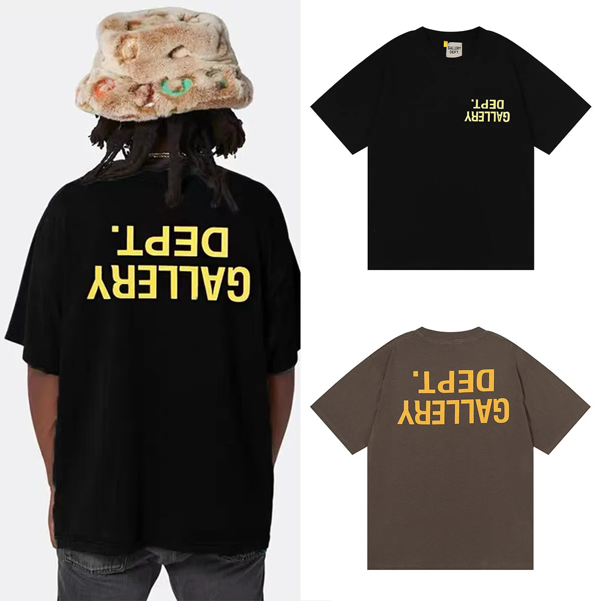 Gallerydept Oversized Washed Cotton Y2k Streetwear T-Shirt
