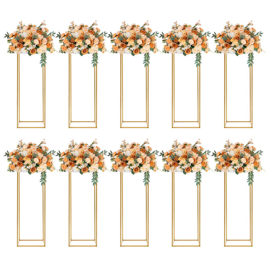 Metal Flower Stand Wedding Column Floor Decor Display Rack
